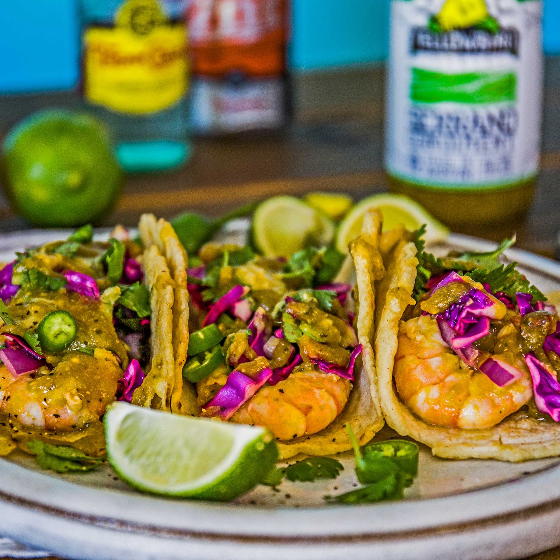 Yellowbird Serrano Shrimp Tacos