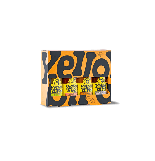 Yellowbird Organic Hot Sauce Variety 4-Pack 2.2 oz. Gift Set