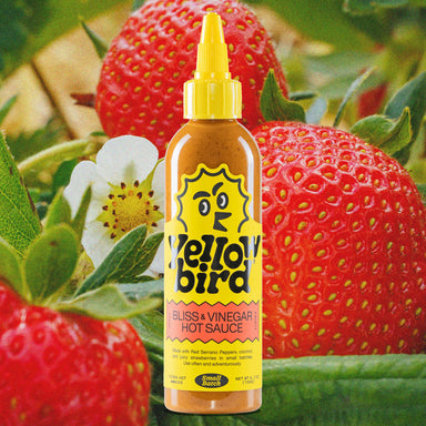 Yellowbird Bliss & Vinegar Hot Sauce 6.7 oz. with ingredients