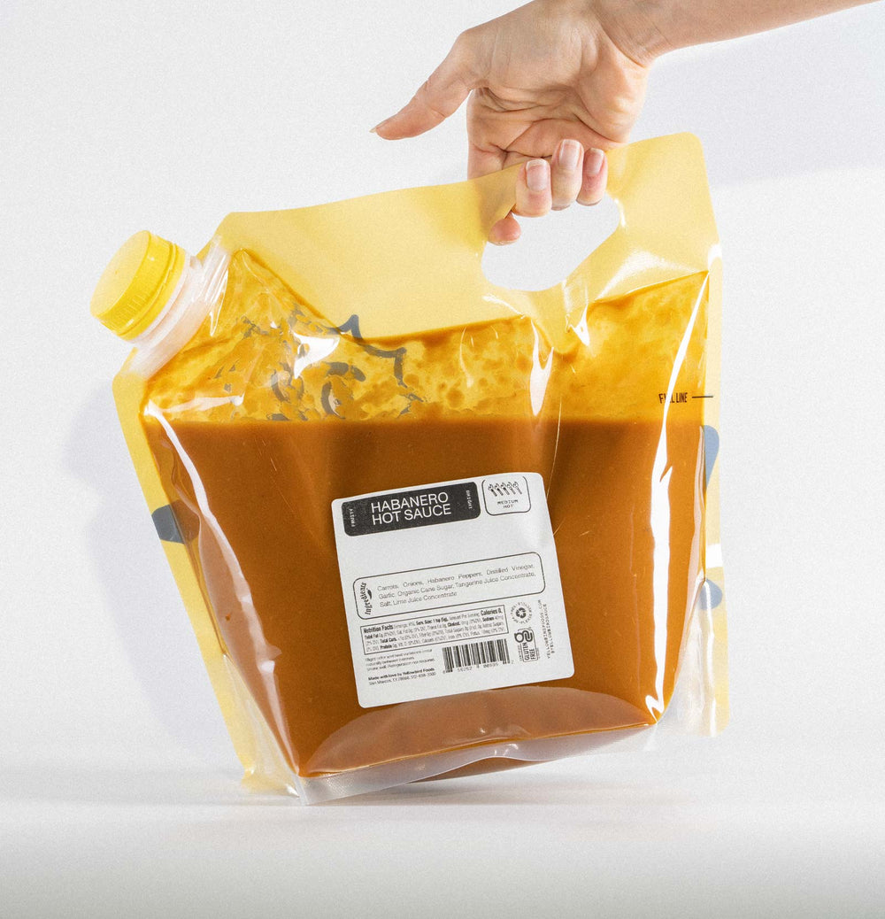 Yellowbird Classic Habanero Hot Sauce Gallon Flex Bag