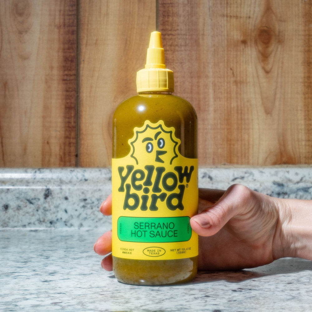 Yellowbird Classic Serrano Hot Sauce 19.6 oz.