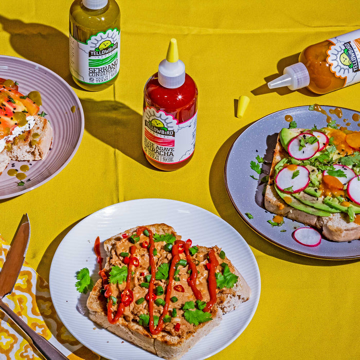 Yellowbird Spicy Toast Three Ways