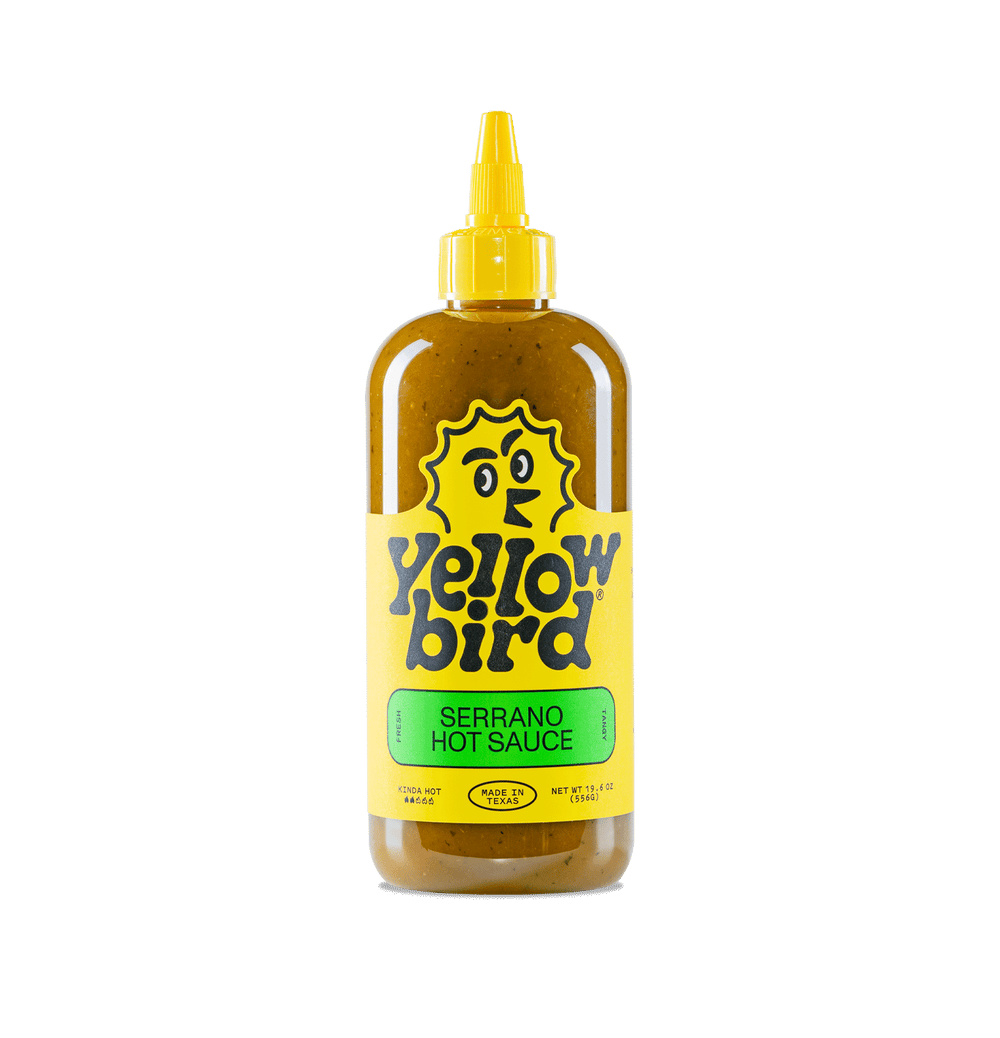 Yellowbird Classic Serrano Hot Sauce 19.6 oz.