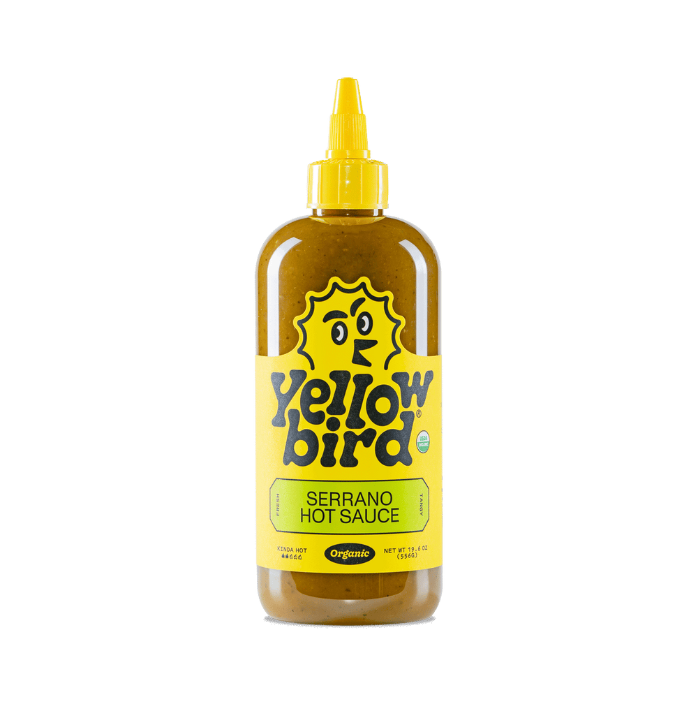 Yellowbird Organic Serrano Hot Sauce 19.6 oz.