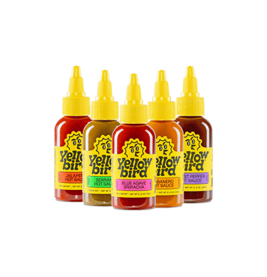 Yellowbird Classic Hot Sauce 2.2 oz. Variety 5-Pack