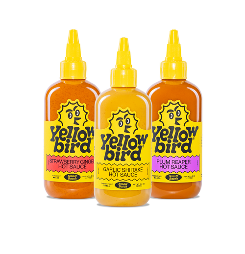 Yellowbird Small Batch Hot Sauce 9.8 oz. Variety Set 3-Pack