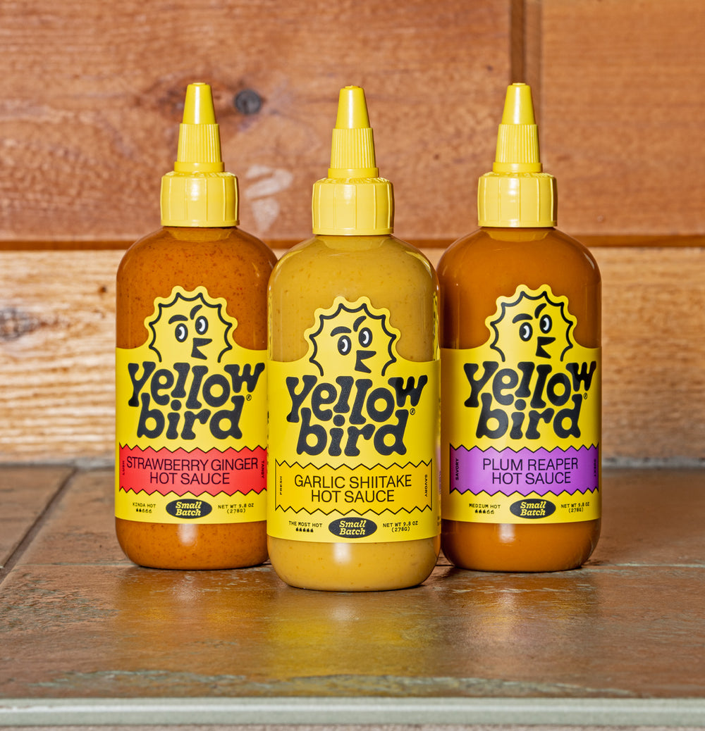 Yellowbird Small Batch Hot Sauce 9.8 oz. Variety Set 3-Pack