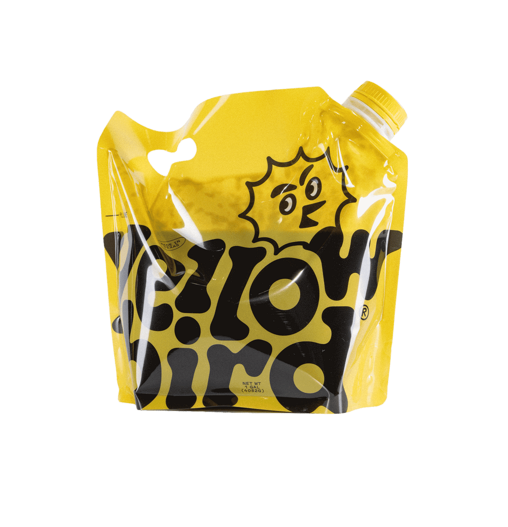 Yellowbird Classic Serrano Hot Sauce Gallon Flex Bag