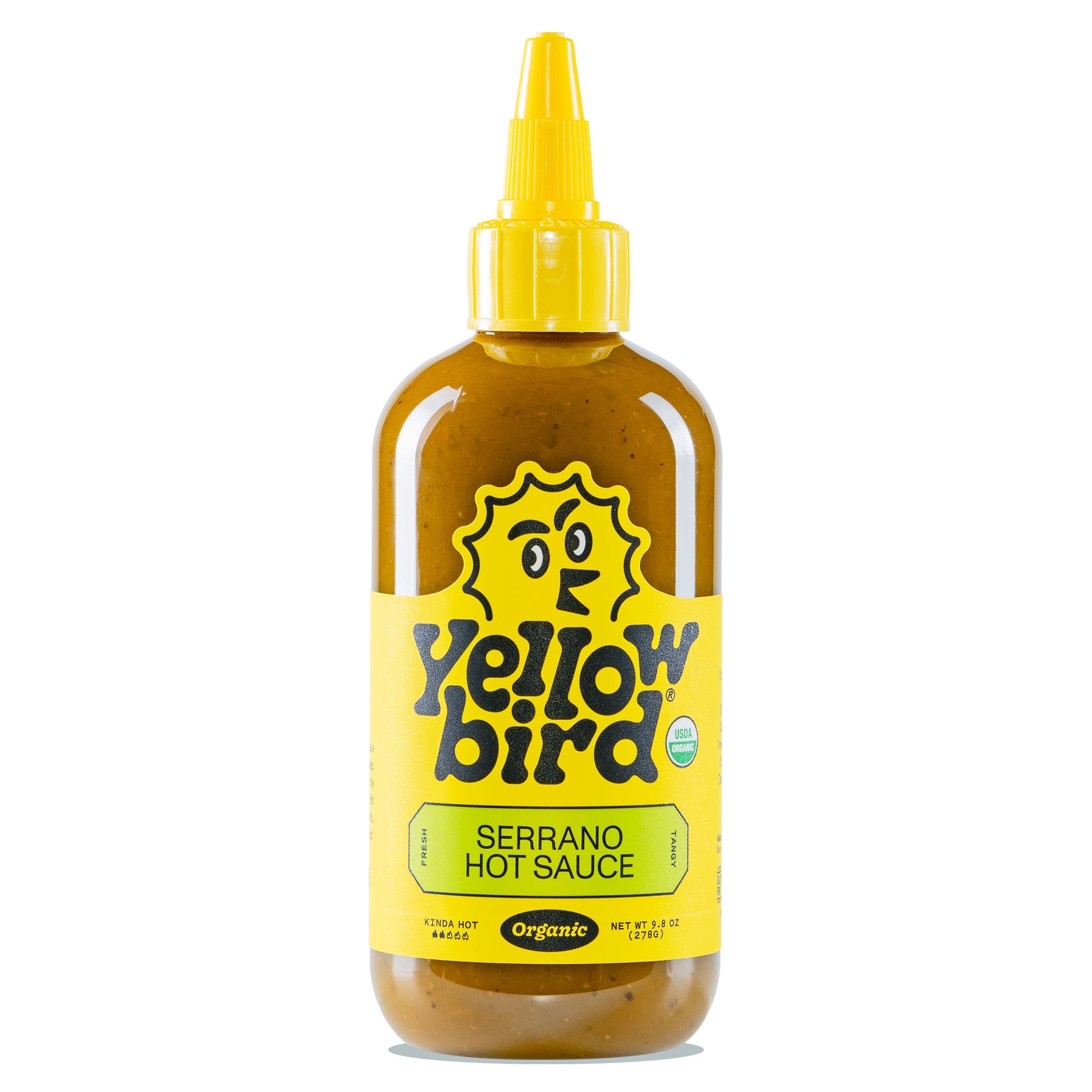 Yellowbird Organic Serrano Hot Sauce 9.8 oz.