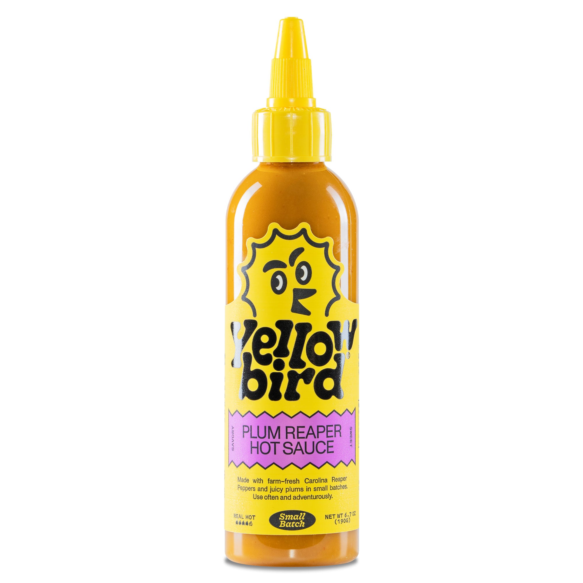 Yellowbird Plum Reaper Hot Sauce 6.7 oz.